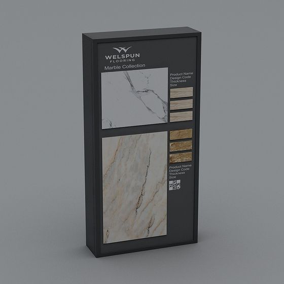 Marble Collection Display Stand 3D model