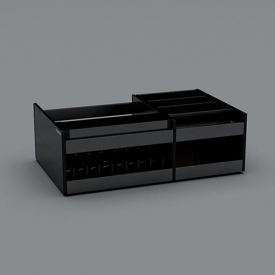 Urban Storage Box 3D model for Contemporary Design