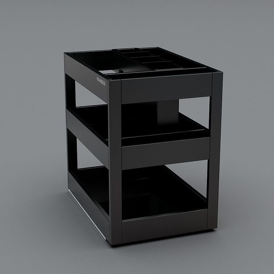 Urban Corner Storage Rack 3D model