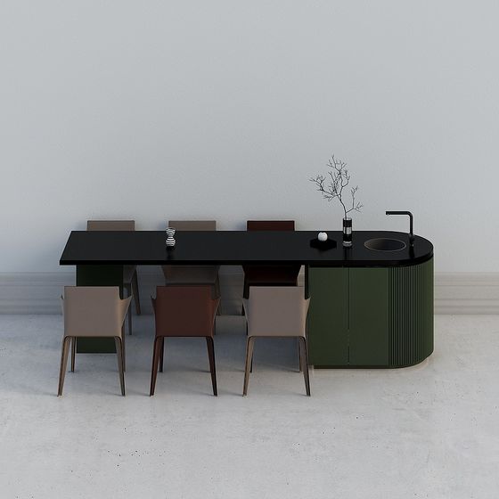 Urban Dining Table 3D model