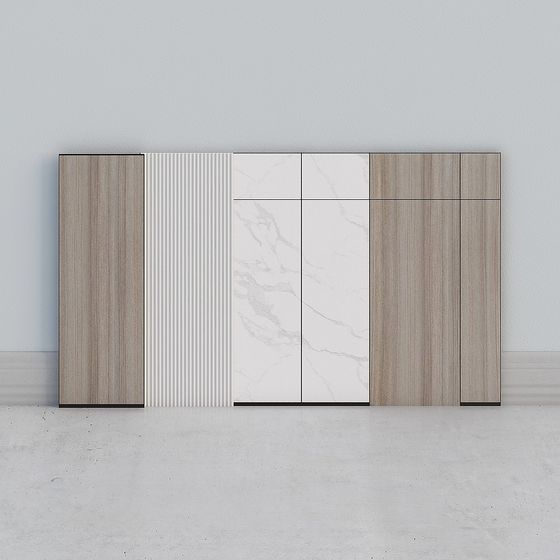 Urban Elegance Wardrobe 3D model