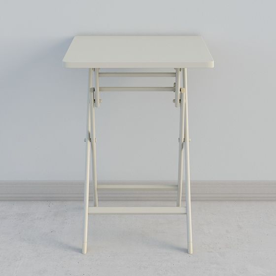 Contemporary Folding Table 3D model for Diverse Spaces