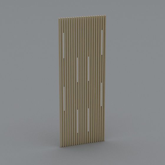 Striped Partition 3D model for Modern Design