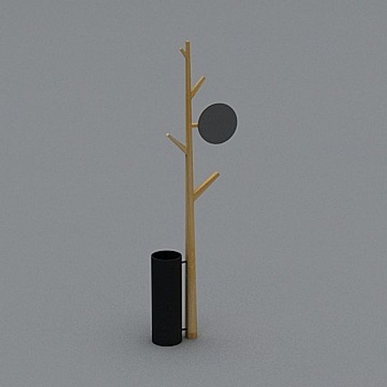 Branch Coat Rack 3D model
