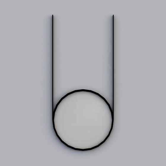 Suspended Circle 3D model