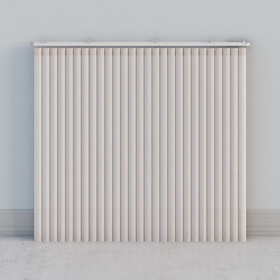Modern Vertical Blinds 3D model