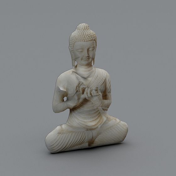 Zen Buddha 3D Model