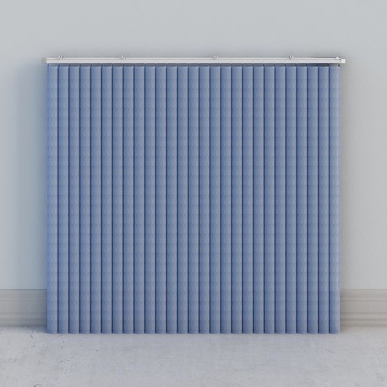 Stylish Vertical Blinds 3D model for Modern Interiors