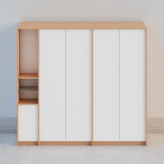 Minimalist Wardrobe 3D model