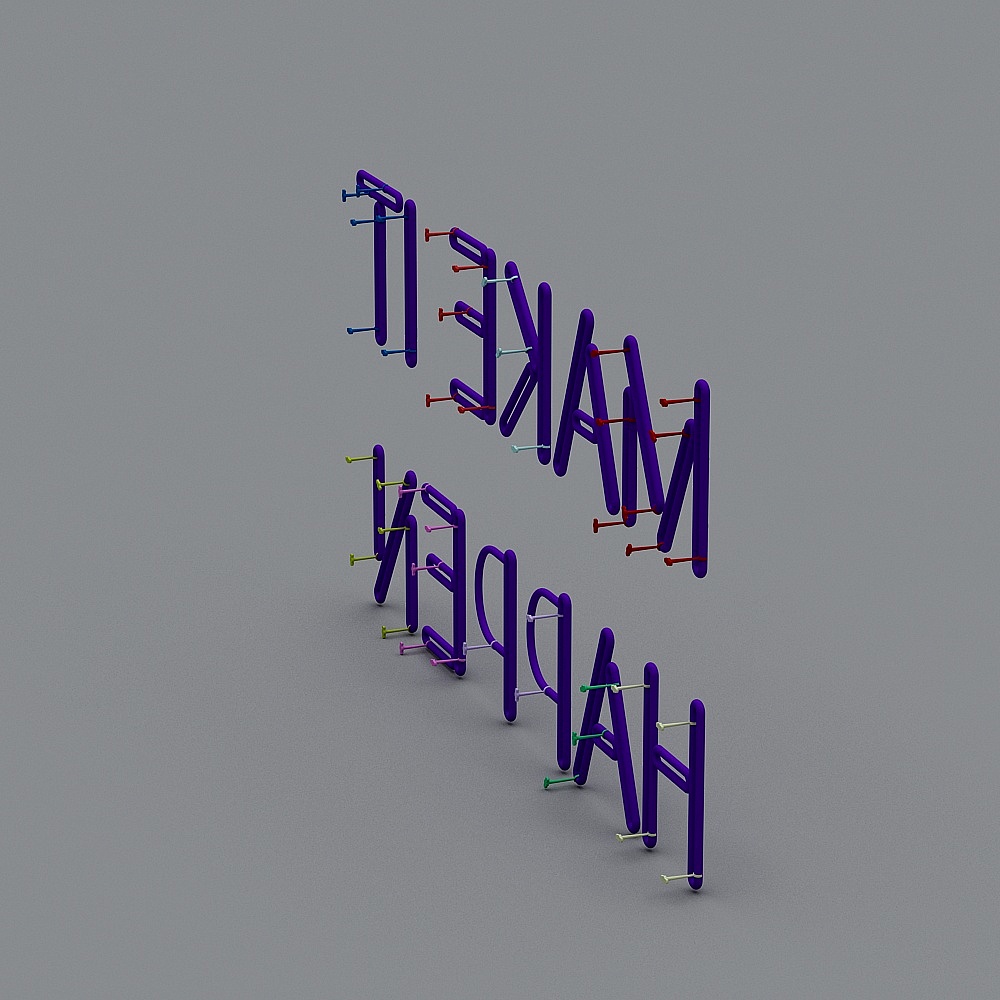 Make it Happen NEON SIGN 2017