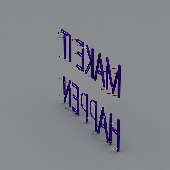 Vibrant Make Happy 3D Model