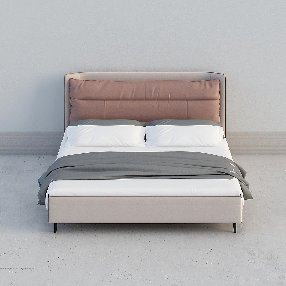 MICCI/MR321 modern light luxury double bed