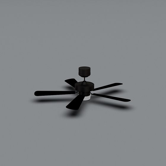 Minimal Ceiling Fan 3D model