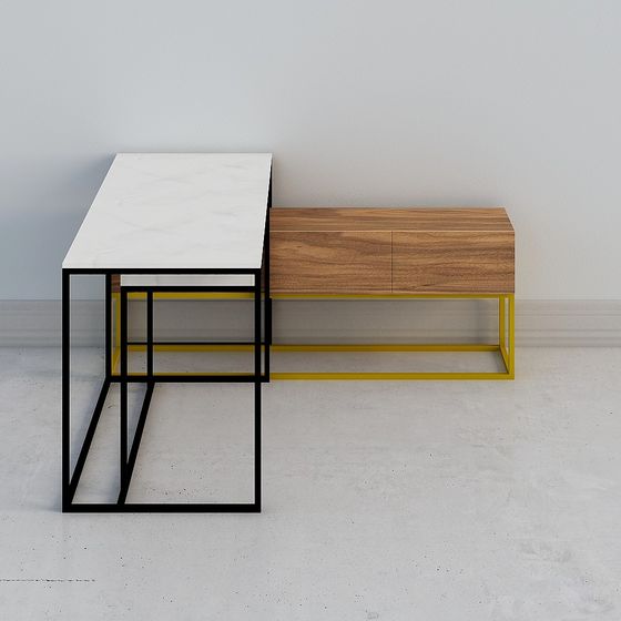 City Corner Side Table 3D model