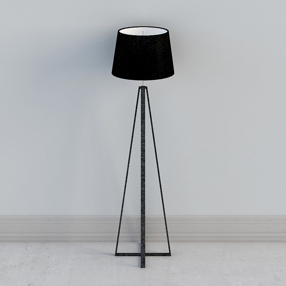 Urban Lighthouse 3D model - Modern Minimalist Floor Lamp