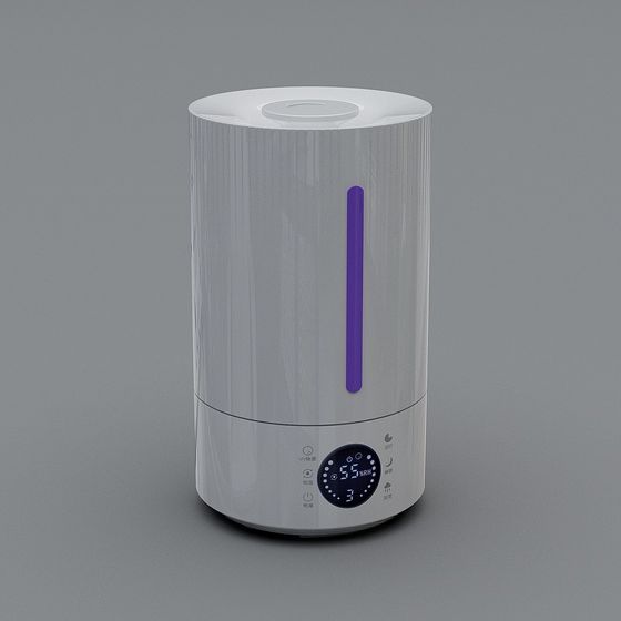 Elegant Low-Polygon Air Humidifier 3D model