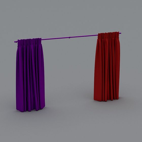 Dramatic Drapes 3D model