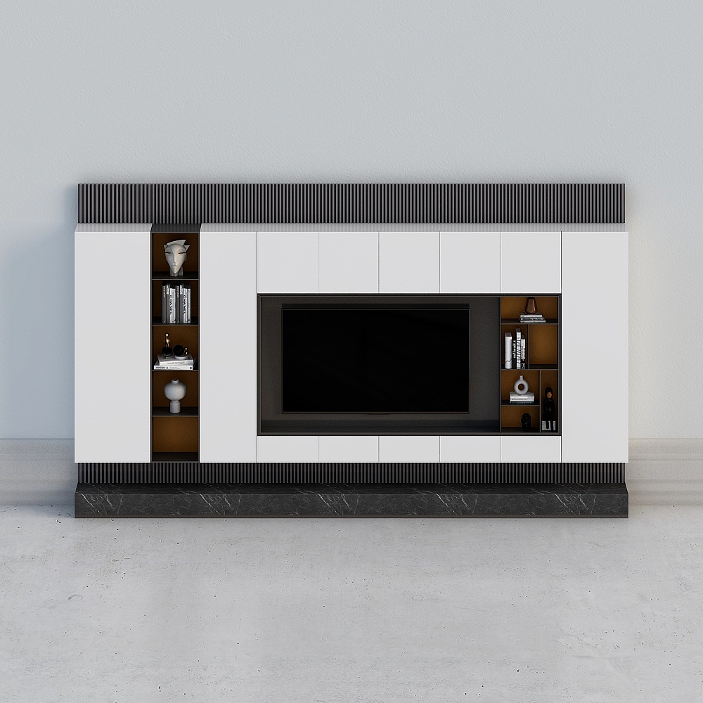 Stylish Modern TV Cabinet 3D model