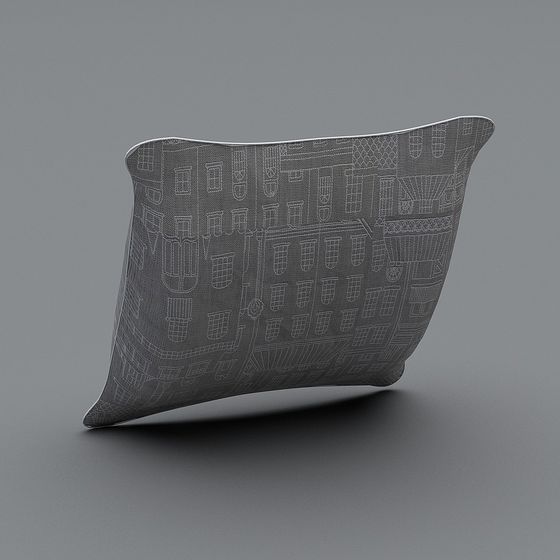 Urban Architecture Pillow 3D model