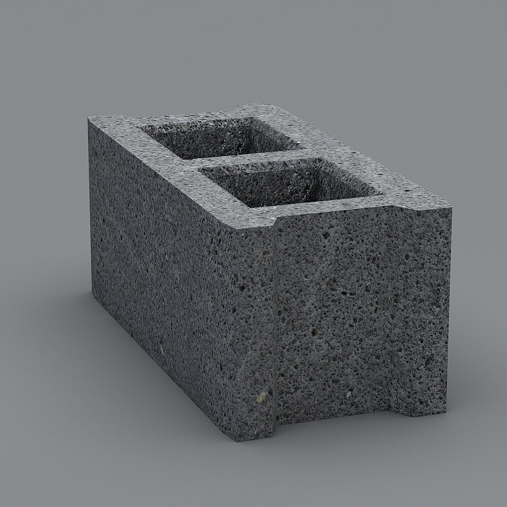 장식용 콘크리트 블록 벽, 사각 콘크리트 블록 패턴, 콘크리트 벽 배경