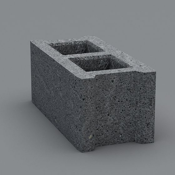 장식용 콘크리트 블록 벽, 사각 콘크리트 블록 패턴, 콘크리트 벽 배경