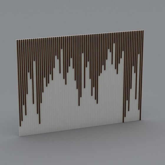 Drip Art Wall 3D model