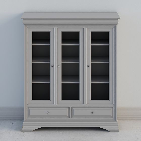 Classic Bookshelf 3D model