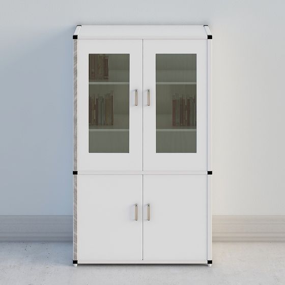 Modern Minimalist Bookshelf 3D model