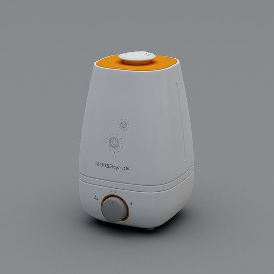 Orange and Purple Humidifier 3D Model