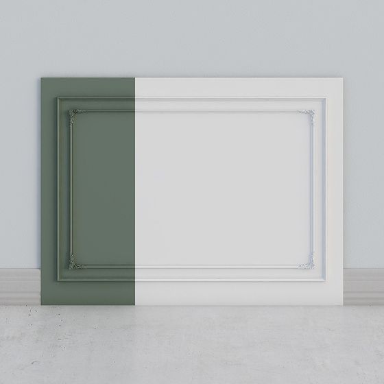 Vintage Picture Frame 3D model