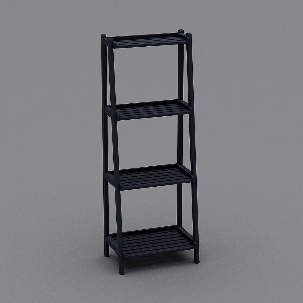 Urban Corner Bookshelf 3D model