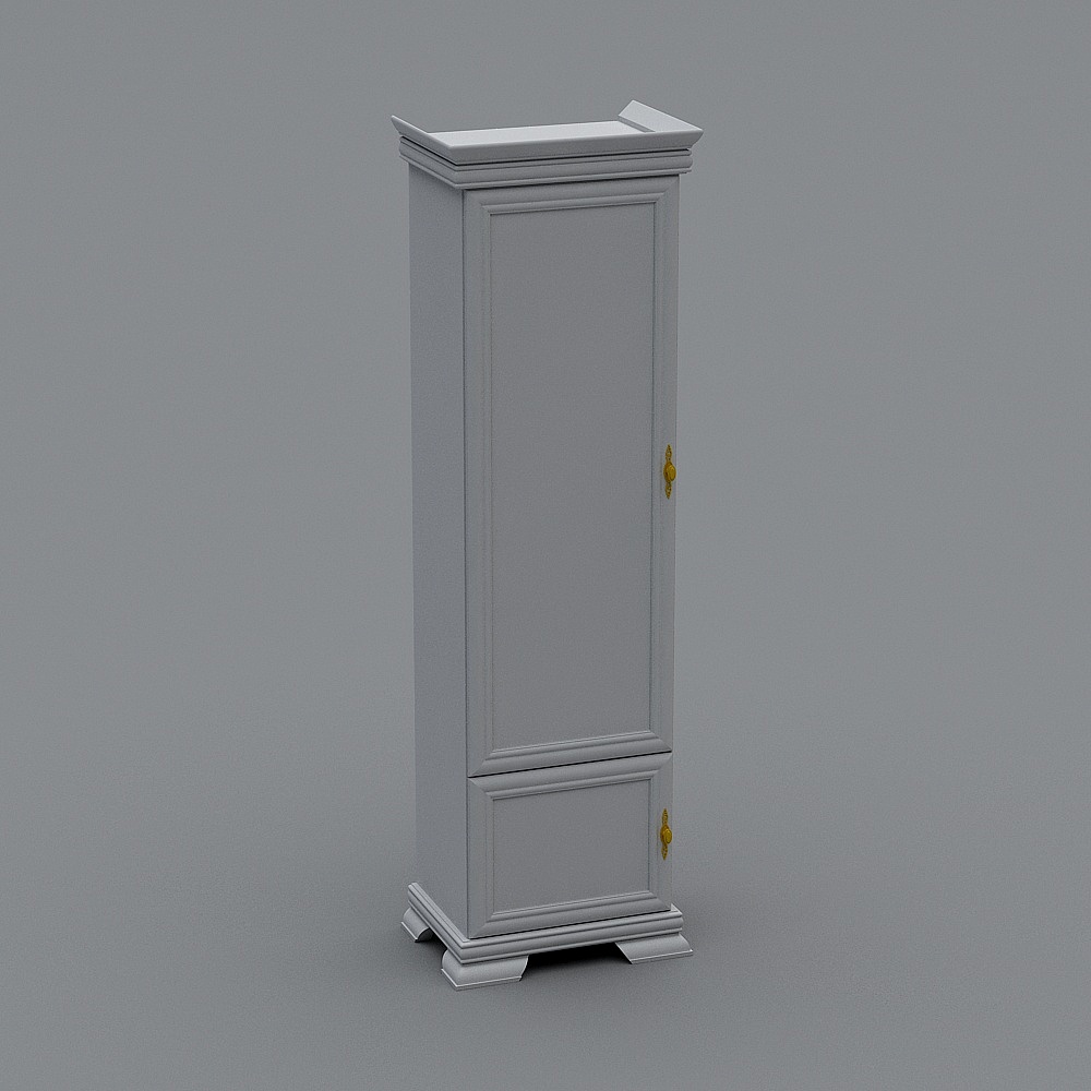Elegant Classic Cabinet 3D model