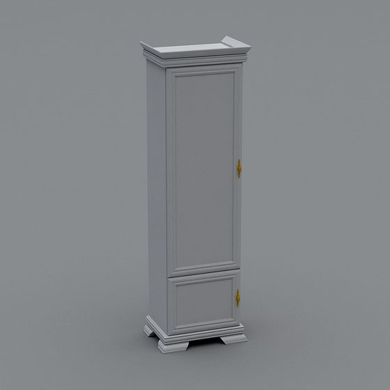 Elegant Classic Cabinet 3D model