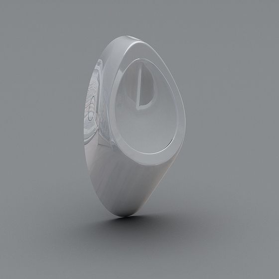 Futuristic Portal 3D Model - Time and Space Gateway