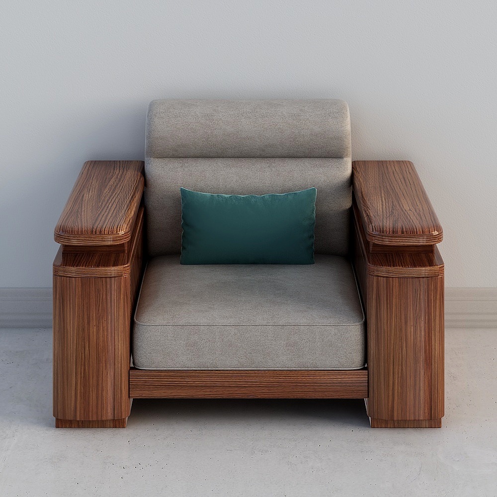 ทันสมัยและเรียบง่าย - โซฟาไม้