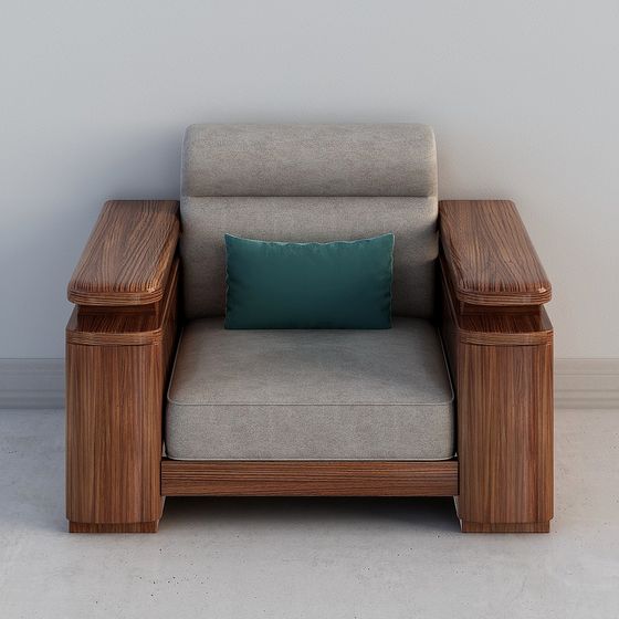 Urban Leisure Chair 3D model for Modern Spaces