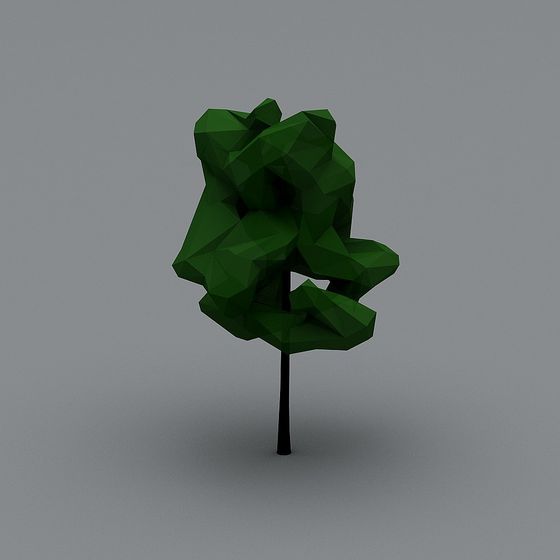 Geometric Green Shade 3D Model