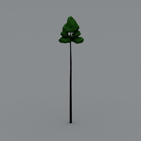 Stylish Pine Tree 3D model for Creative Projects