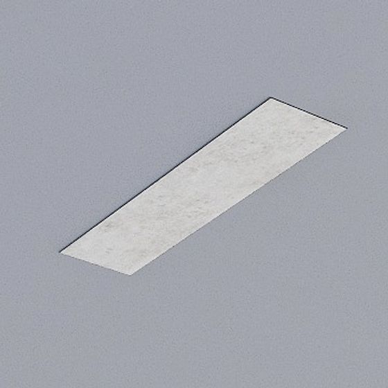 Gray Honeycomb Panel 3D Model