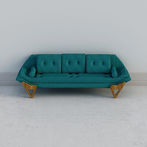 Mid-Century Modern Sofa 3D model