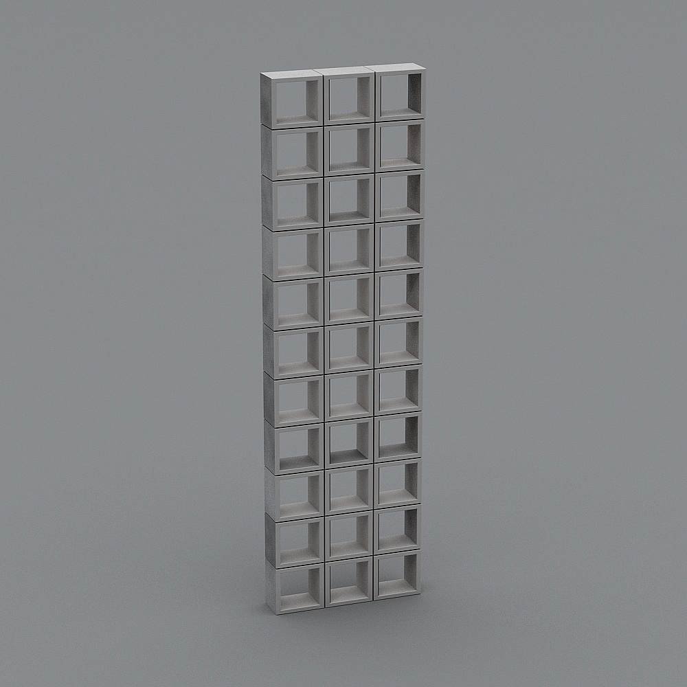 Decorative Concrete Block Wall,Square concrete block pattern,  concrete wall background