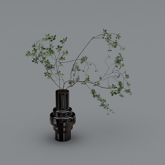 Modern Vase 3D Model for Elegant Interiors
