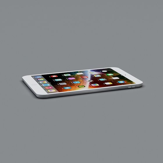 Stylish Low-Poly 3D Smartphone Model