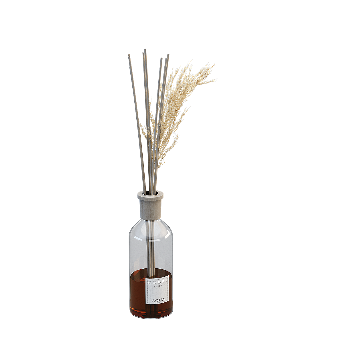 Aqua Diffuser 3D Model – Minimalist Transparent Design