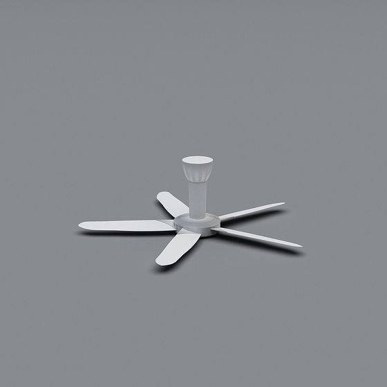 Minimal Ceiling Fan 3D model