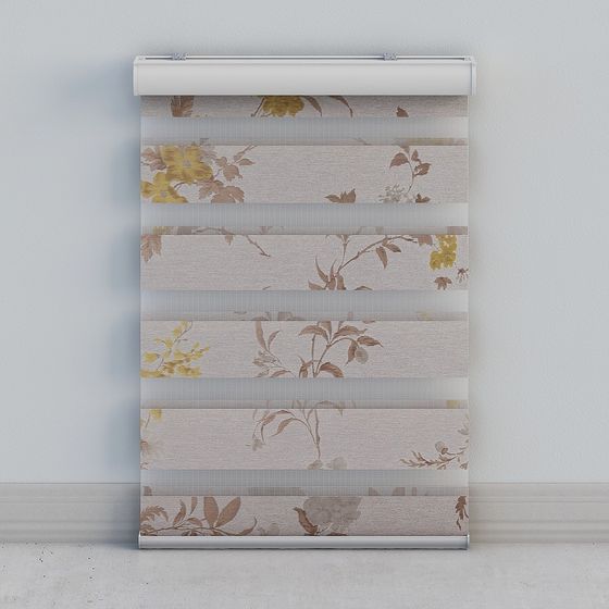 Stylish Low-Poly Curtain 3D model for Modern Spaces