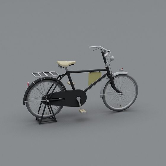 Vintage Bicycle 3D model for Creative Projects