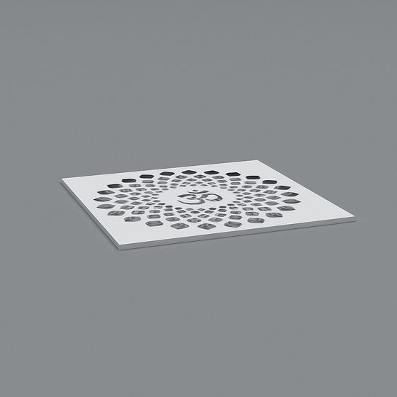 Om Symbol Panel 3D model