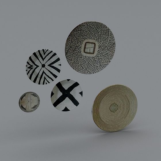 Stylish Disc Series 3D Model for Creative Projects
