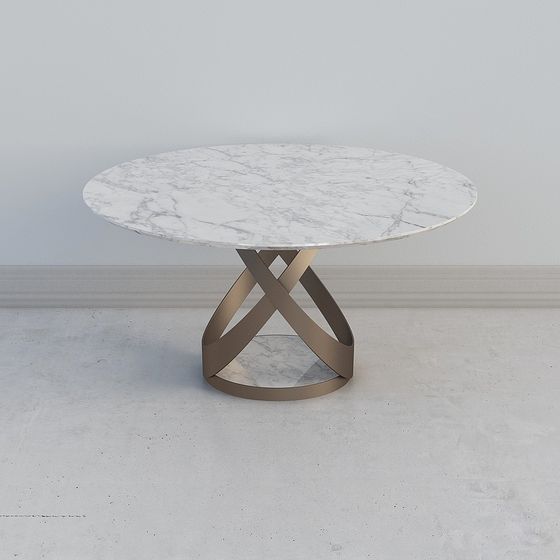 Stylish Round Table 3D model for Modern Design